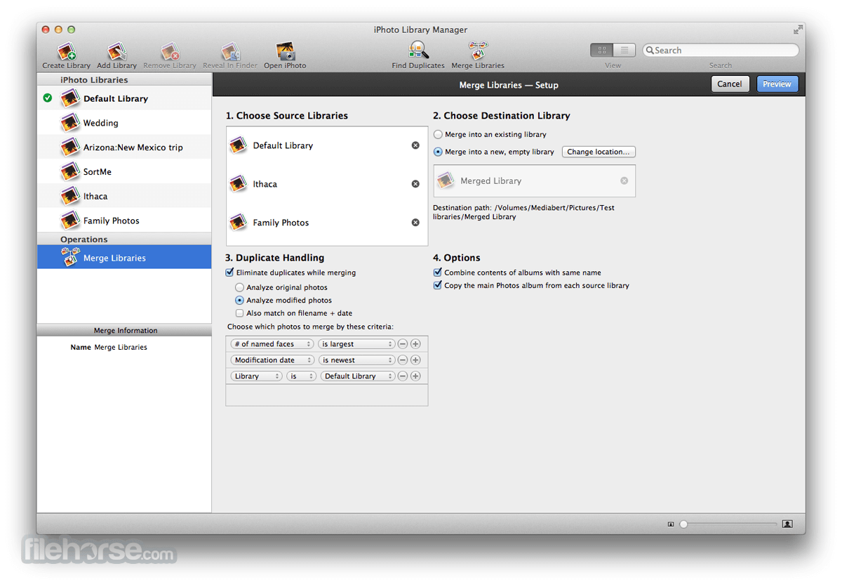 Iphoto library manager yosemite